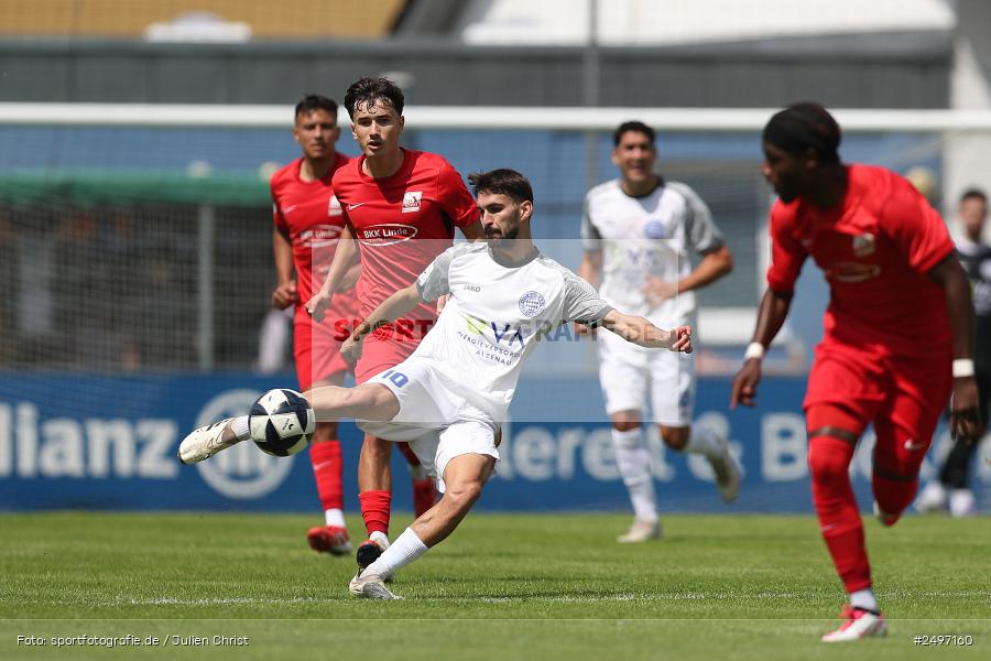 Mairec Arena, Alzenau, 02.08.2025, sport, action, Fussball, 1. Spieltag, Regionalliga Südwest, TSV, FCB, TSV Schott Mainz, FC Bayern Alzenau - Bild-ID: 2497160