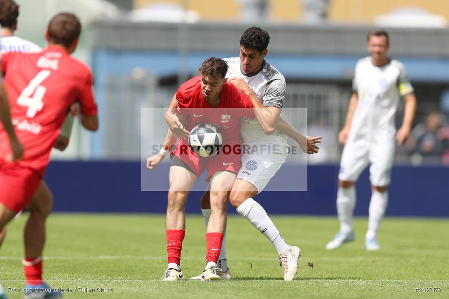 Mairec Arena, Alzenau, 02.08.2025, sport, action, Fussball, 1. Spieltag, Regionalliga Südwest, TSV, FCB, TSV Schott Mainz, FC Bayern Alzenau - Bild-ID: 2497179