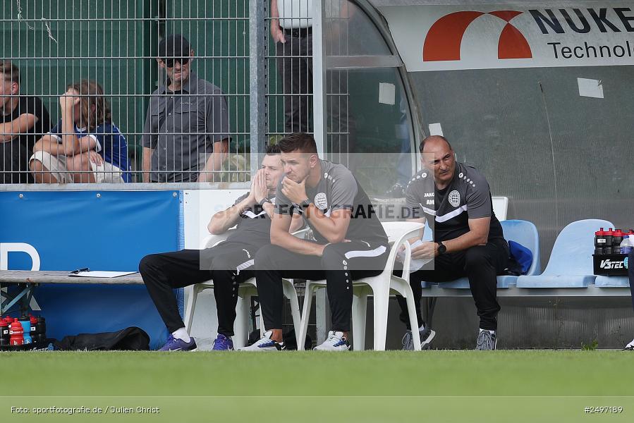 Mairec Arena, Alzenau, 02.08.2025, sport, action, Fussball, 1. Spieltag, Regionalliga Südwest, TSV, FCB, TSV Schott Mainz, FC Bayern Alzenau - Bild-ID: 2497189
