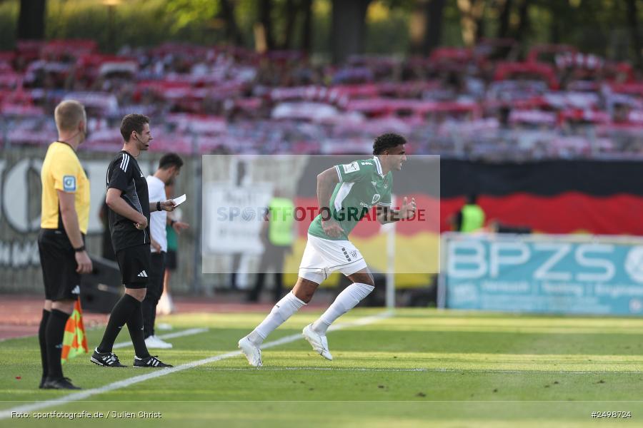 sport, action, Schweinfurt, Sachs-Stadion, Fussball, FCS, FCE, Energie Cottbus, DFB, 3. Liga, 2. Spieltag, 1. FC Schweinfurt 1905, 08.08.2025 - Bild-ID: 2498724