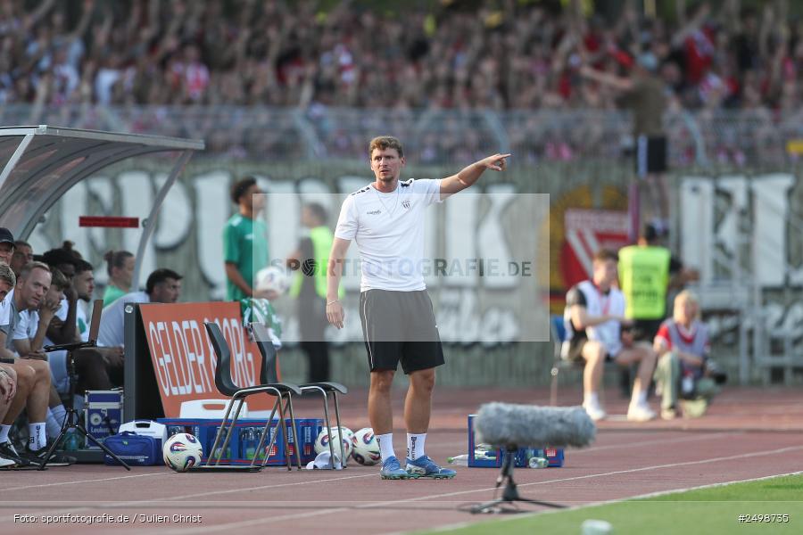 sport, action, Schweinfurt, Sachs-Stadion, Fussball, FCS, FCE, Energie Cottbus, DFB, 3. Liga, 2. Spieltag, 1. FC Schweinfurt 1905, 08.08.2025 - Bild-ID: 2498735