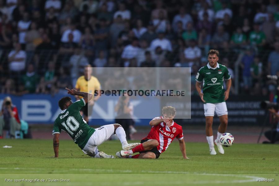 sport, action, Schweinfurt, Sachs-Stadion, Fussball, FCS, FCE, Energie Cottbus, DFB, 3. Liga, 2. Spieltag, 1. FC Schweinfurt 1905, 08.08.2025 - Bild-ID: 2498887