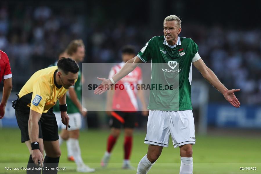 sport, action, Schweinfurt, Sachs-Stadion, Fussball, FCS, FCE, Energie Cottbus, DFB, 3. Liga, 2. Spieltag, 1. FC Schweinfurt 1905, 08.08.2025 - Bild-ID: 2498903