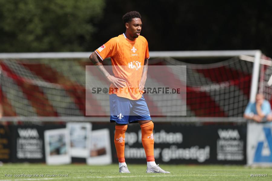 Fuhrmann Arena, Frammersbach, 09.08.2025, sport, action, DFL, DFB, Fussball, Regionalfreundschaftsspiele, 3. Liga, SVD, FCS, 1. FC Schweinfurt 1905, SV Darmstadt 98 - Bild-ID: 2498931