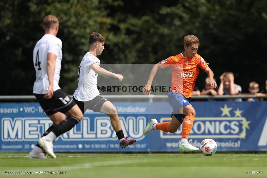 Fuhrmann Arena, Frammersbach, 09.08.2025, sport, action, DFL, DFB, Fussball, Regionalfreundschaftsspiele, 3. Liga, SVD, FCS, 1. FC Schweinfurt 1905, SV Darmstadt 98 - Bild-ID: 2498932