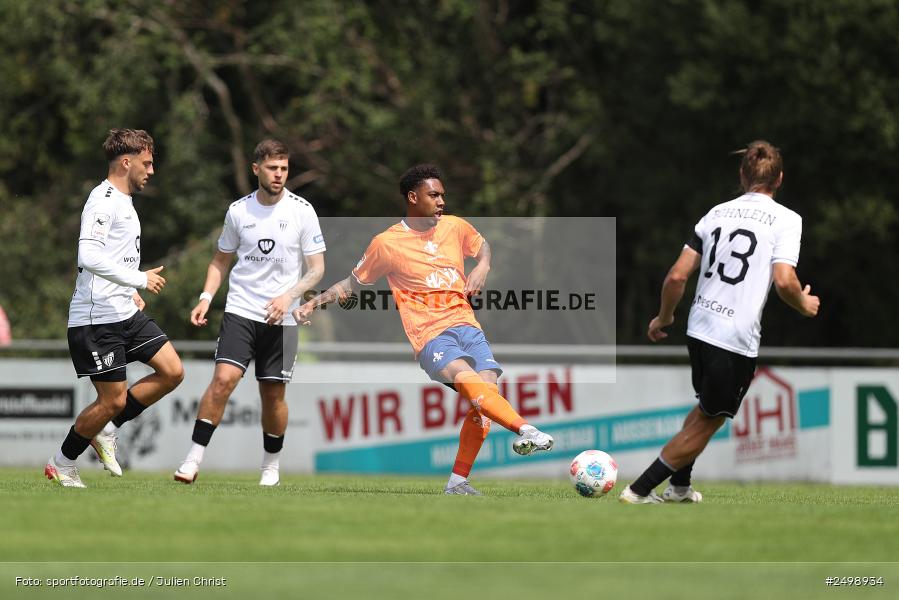 Fuhrmann Arena, Frammersbach, 09.08.2025, sport, action, DFL, DFB, Fussball, Regionalfreundschaftsspiele, 3. Liga, SVD, FCS, 1. FC Schweinfurt 1905, SV Darmstadt 98 - Bild-ID: 2498934