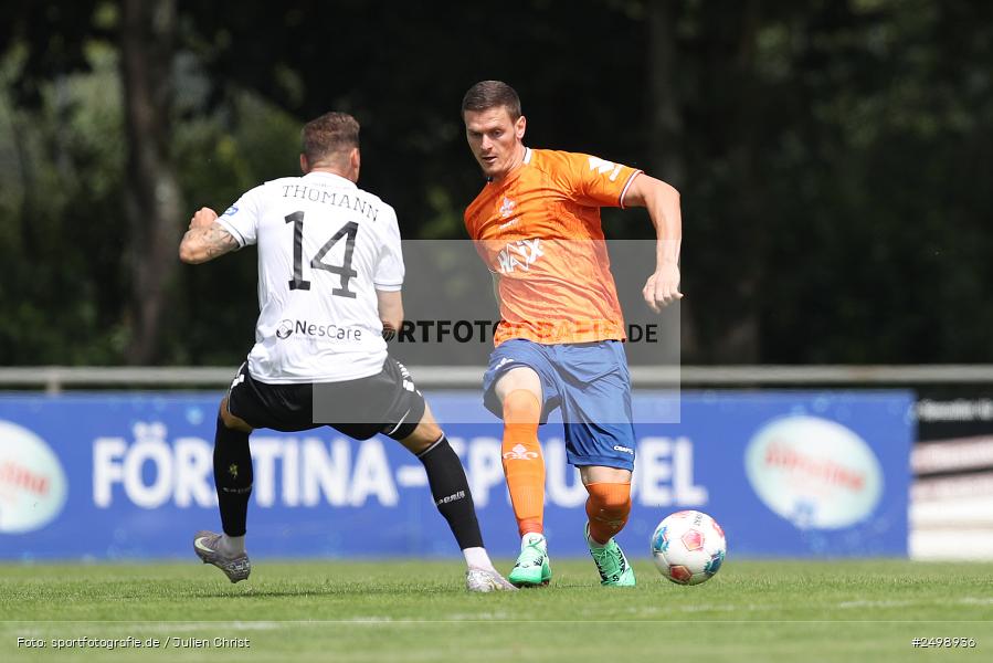 Fuhrmann Arena, Frammersbach, 09.08.2025, sport, action, DFL, DFB, Fussball, Regionalfreundschaftsspiele, 3. Liga, SVD, FCS, 1. FC Schweinfurt 1905, SV Darmstadt 98 - Bild-ID: 2498936