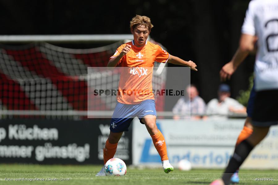 Fuhrmann Arena, Frammersbach, 09.08.2025, sport, action, DFL, DFB, Fussball, Regionalfreundschaftsspiele, 3. Liga, SVD, FCS, 1. FC Schweinfurt 1905, SV Darmstadt 98 - Bild-ID: 2498953