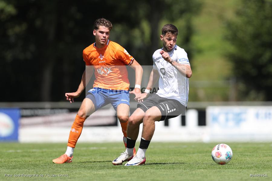 Fuhrmann Arena, Frammersbach, 09.08.2025, sport, action, DFL, DFB, Fussball, Regionalfreundschaftsspiele, 3. Liga, SVD, FCS, 1. FC Schweinfurt 1905, SV Darmstadt 98 - Bild-ID: 2498954