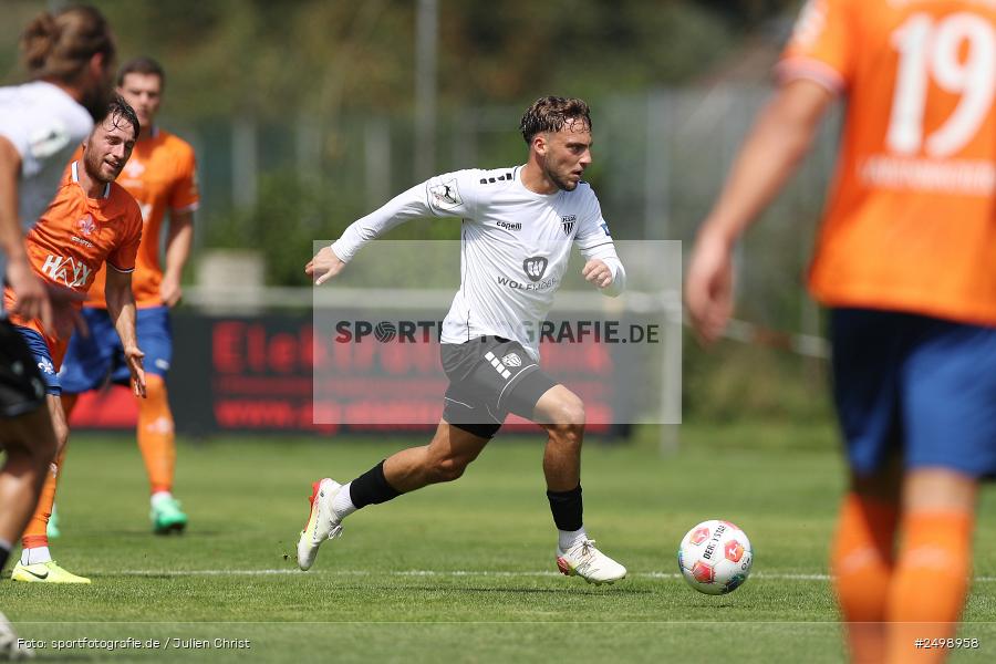 Fuhrmann Arena, Frammersbach, 09.08.2025, sport, action, DFL, DFB, Fussball, Regionalfreundschaftsspiele, 3. Liga, SVD, FCS, 1. FC Schweinfurt 1905, SV Darmstadt 98 - Bild-ID: 2498958