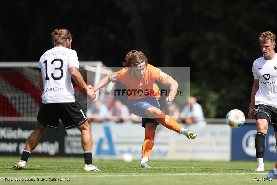 Fuhrmann Arena, Frammersbach, 09.08.2025, sport, action, DFL, DFB, Fussball, Regionalfreundschaftsspiele, 3. Liga, SVD, FCS, 1. FC Schweinfurt 1905, SV Darmstadt 98 - Bild-ID: 2498960