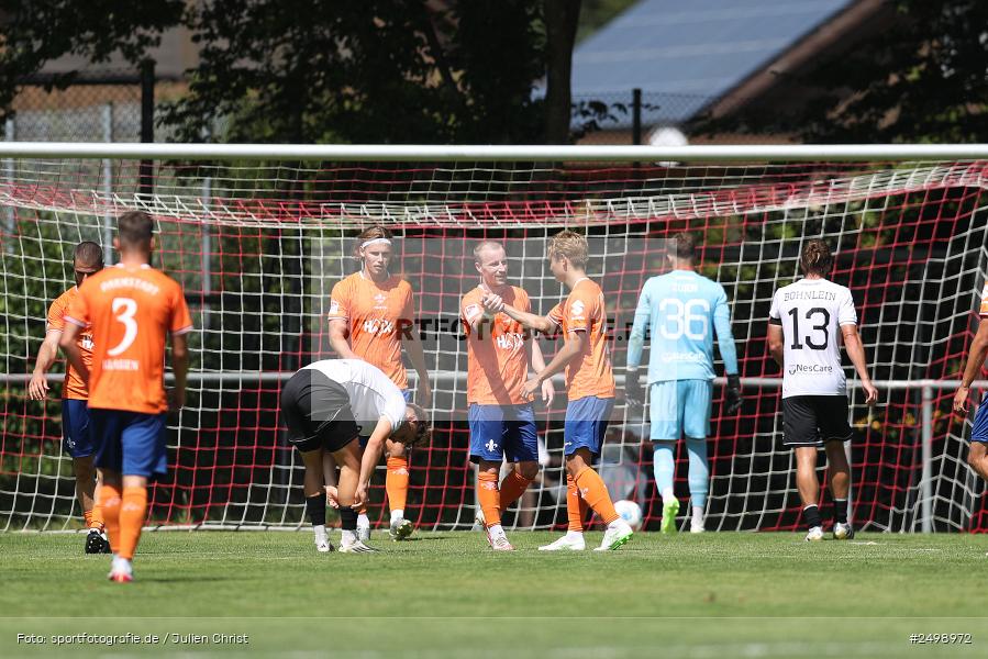 Fuhrmann Arena, Frammersbach, 09.08.2025, sport, action, DFL, DFB, Fussball, Regionalfreundschaftsspiele, 3. Liga, SVD, FCS, 1. FC Schweinfurt 1905, SV Darmstadt 98 - Bild-ID: 2498972