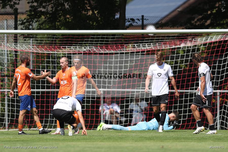 Fuhrmann Arena, Frammersbach, 09.08.2025, sport, action, DFL, DFB, Fussball, Regionalfreundschaftsspiele, 3. Liga, SVD, FCS, 1. FC Schweinfurt 1905, SV Darmstadt 98 - Bild-ID: 2498973