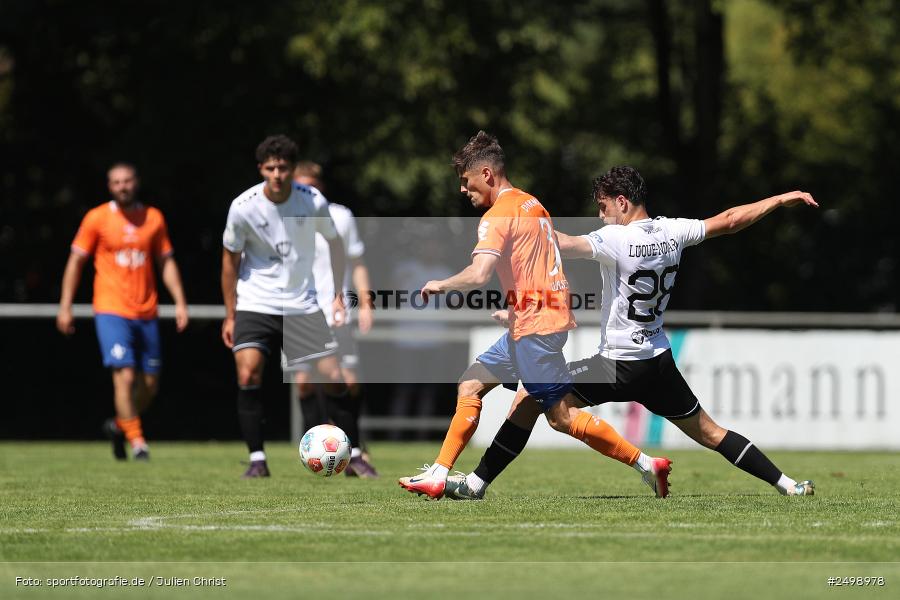 Fuhrmann Arena, Frammersbach, 09.08.2025, sport, action, DFL, DFB, Fussball, Regionalfreundschaftsspiele, 3. Liga, SVD, FCS, 1. FC Schweinfurt 1905, SV Darmstadt 98 - Bild-ID: 2498978