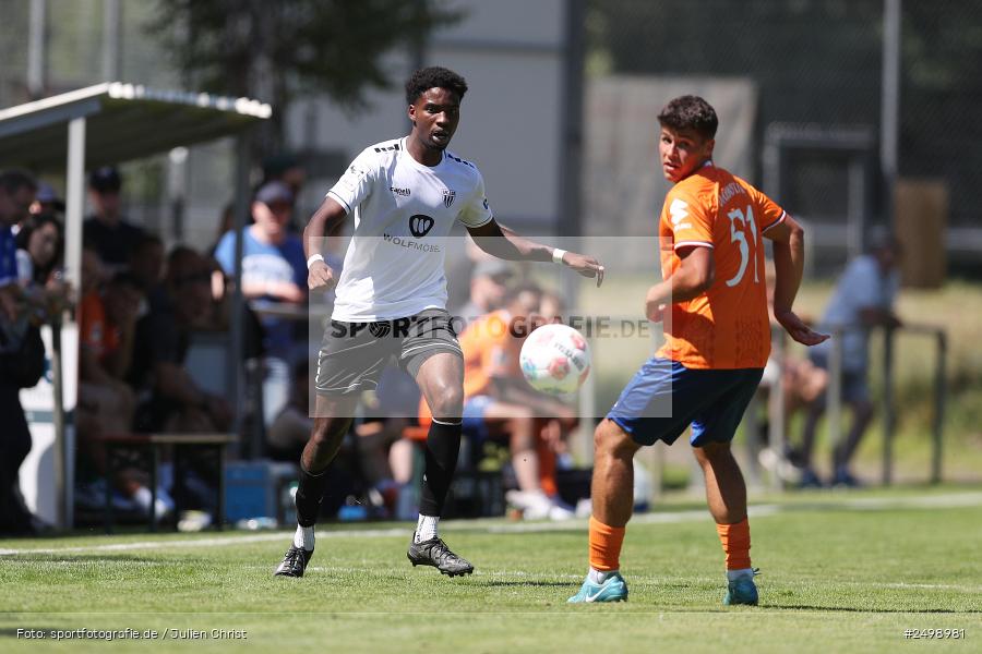 Fuhrmann Arena, Frammersbach, 09.08.2025, sport, action, DFL, DFB, Fussball, Regionalfreundschaftsspiele, 3. Liga, SVD, FCS, 1. FC Schweinfurt 1905, SV Darmstadt 98 - Bild-ID: 2498981