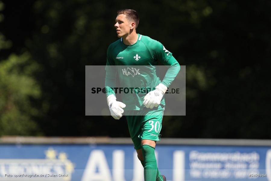 Fuhrmann Arena, Frammersbach, 09.08.2025, sport, action, DFL, DFB, Fussball, Regionalfreundschaftsspiele, 3. Liga, SVD, FCS, 1. FC Schweinfurt 1905, SV Darmstadt 98 - Bild-ID: 2498984