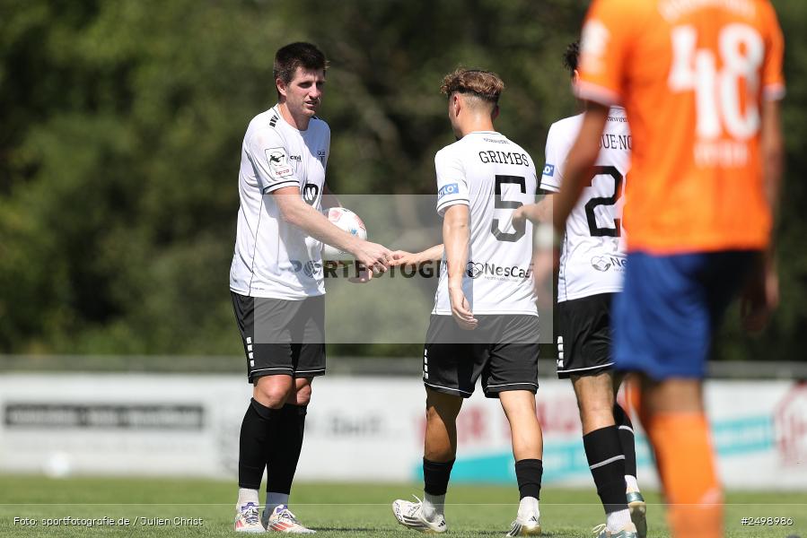 Fuhrmann Arena, Frammersbach, 09.08.2025, sport, action, DFL, DFB, Fussball, Regionalfreundschaftsspiele, 3. Liga, SVD, FCS, 1. FC Schweinfurt 1905, SV Darmstadt 98 - Bild-ID: 2498986