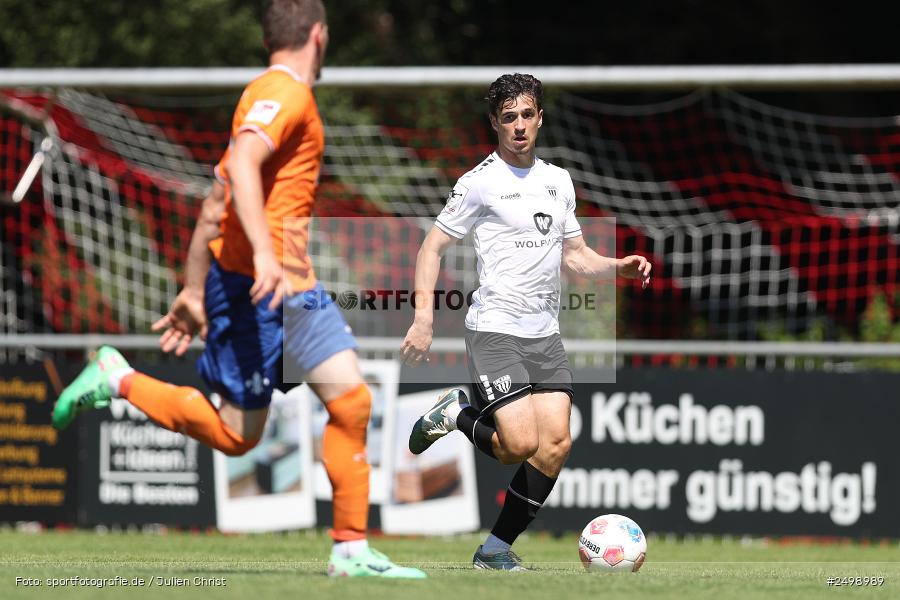 Fuhrmann Arena, Frammersbach, 09.08.2025, sport, action, DFL, DFB, Fussball, Regionalfreundschaftsspiele, 3. Liga, SVD, FCS, 1. FC Schweinfurt 1905, SV Darmstadt 98 - Bild-ID: 2498989