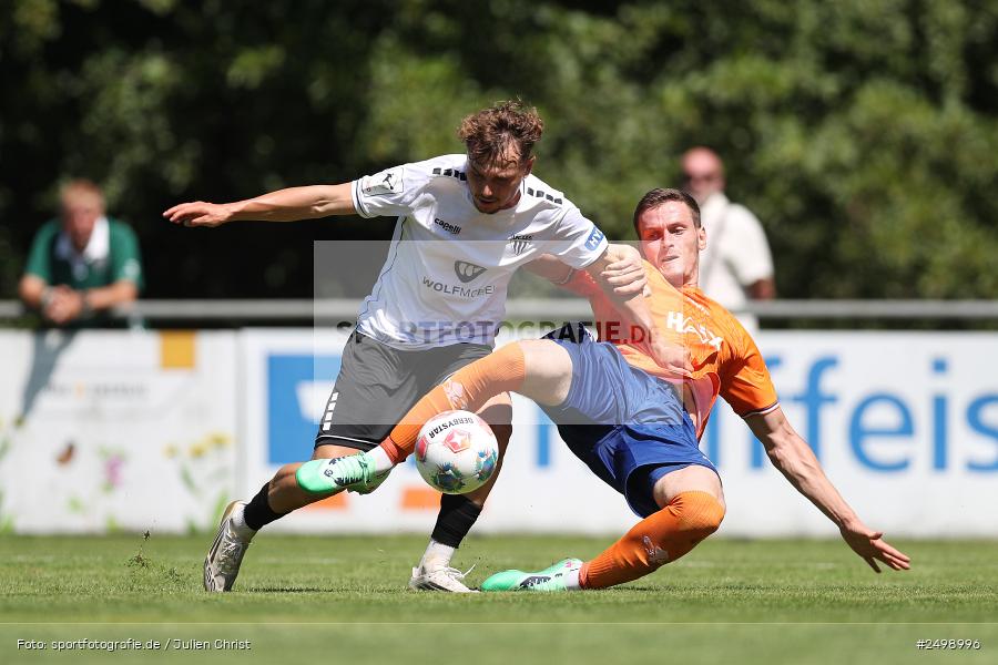 Fuhrmann Arena, Frammersbach, 09.08.2025, sport, action, DFL, DFB, Fussball, Regionalfreundschaftsspiele, 3. Liga, SVD, FCS, 1. FC Schweinfurt 1905, SV Darmstadt 98 - Bild-ID: 2498996
