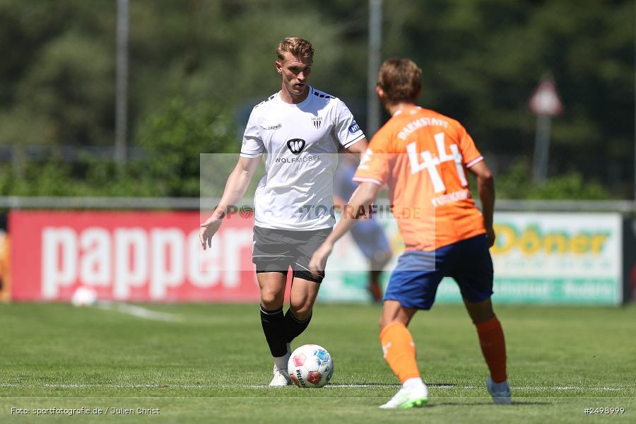Fuhrmann Arena, Frammersbach, 09.08.2025, sport, action, DFL, DFB, Fussball, Regionalfreundschaftsspiele, 3. Liga, SVD, FCS, 1. FC Schweinfurt 1905, SV Darmstadt 98 - Bild-ID: 2498999