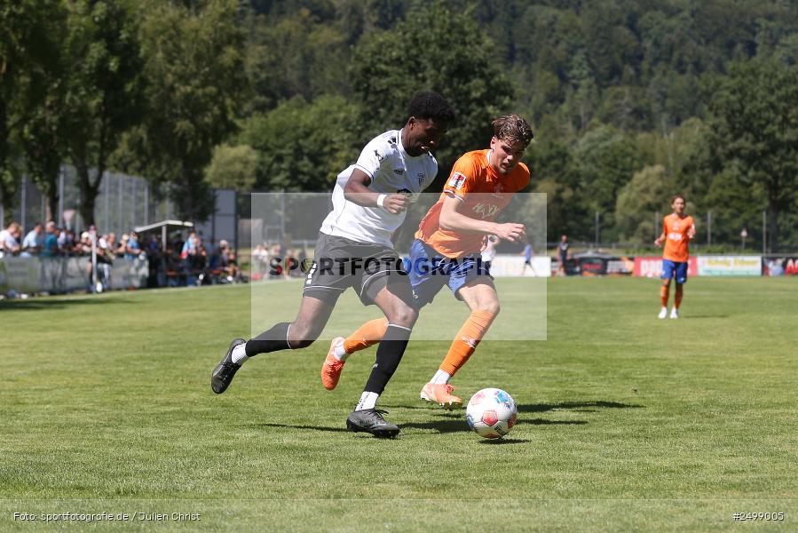 Fuhrmann Arena, Frammersbach, 09.08.2025, sport, action, DFL, DFB, Fussball, Regionalfreundschaftsspiele, 3. Liga, SVD, FCS, 1. FC Schweinfurt 1905, SV Darmstadt 98 - Bild-ID: 2499005