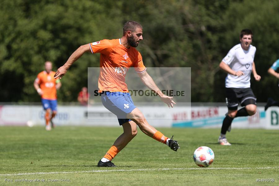 Fuhrmann Arena, Frammersbach, 09.08.2025, sport, action, DFL, DFB, Fussball, Regionalfreundschaftsspiele, 3. Liga, SVD, FCS, 1. FC Schweinfurt 1905, SV Darmstadt 98 - Bild-ID: 2499008