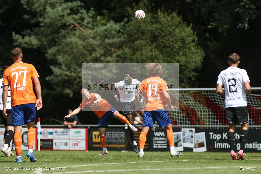 sport, action, SVD, SV Darmstadt 98, Regionalfreundschaftsspiele, Fussball, Fuhrmann Arena, Frammersbach, FCS, DFL, DFB, 3. Liga, 1. FC Schweinfurt 1905, 09.08.2025 - Bild-ID: 2499034