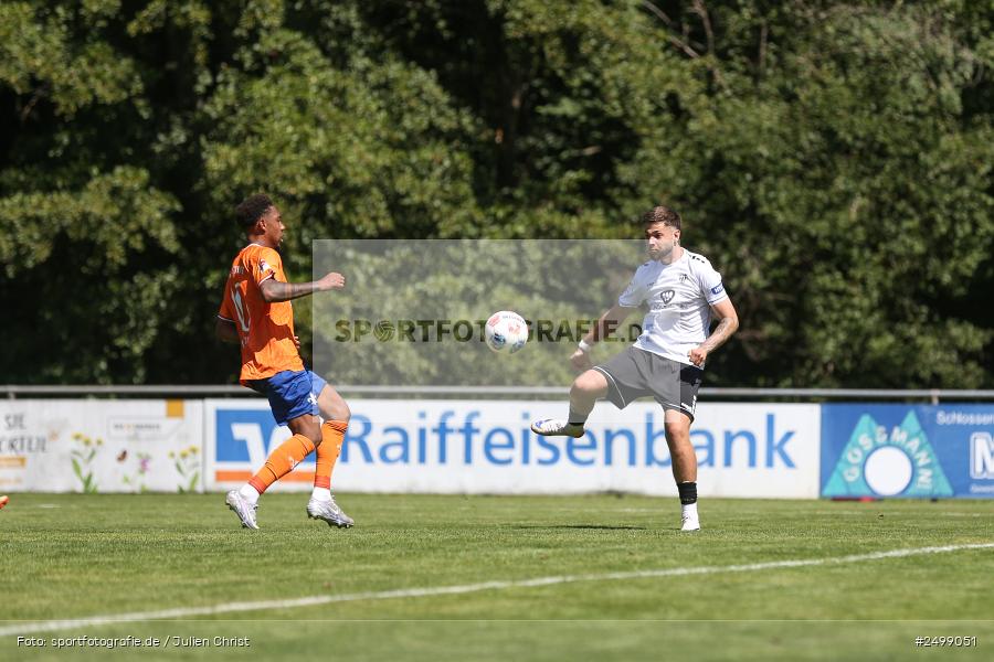 sport, action, SVD, SV Darmstadt 98, Regionalfreundschaftsspiele, Fussball, Fuhrmann Arena, Frammersbach, FCS, DFL, DFB, 3. Liga, 1. FC Schweinfurt 1905, 09.08.2025 - Bild-ID: 2499051