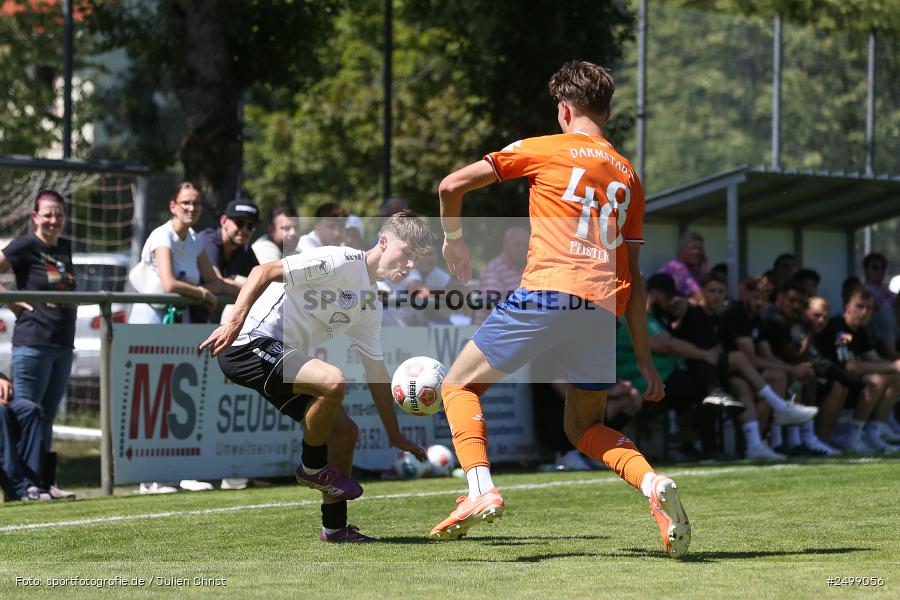 sport, action, SVD, SV Darmstadt 98, Regionalfreundschaftsspiele, Fussball, Fuhrmann Arena, Frammersbach, FCS, DFL, DFB, 3. Liga, 1. FC Schweinfurt 1905, 09.08.2025 - Bild-ID: 2499056