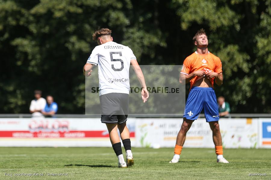 sport, action, SVD, SV Darmstadt 98, Regionalfreundschaftsspiele, Fussball, Fuhrmann Arena, Frammersbach, FCS, DFL, DFB, 3. Liga, 1. FC Schweinfurt 1905, 09.08.2025 - Bild-ID: 2499068