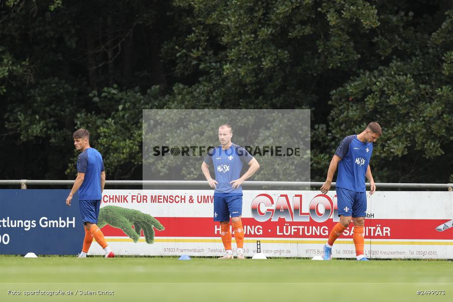 sport, action, SVD, SV Darmstadt 98, Regionalfreundschaftsspiele, Fussball, Fuhrmann Arena, Frammersbach, FCS, DFL, DFB, 3. Liga, 1. FC Schweinfurt 1905, 09.08.2025 - Bild-ID: 2499073