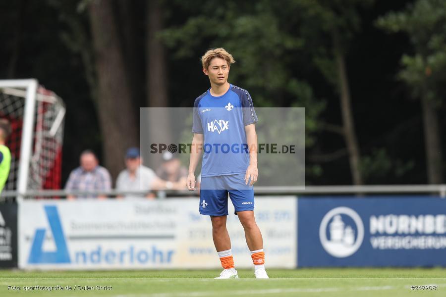 sport, action, SVD, SV Darmstadt 98, Regionalfreundschaftsspiele, Fussball, Fuhrmann Arena, Frammersbach, FCS, DFL, DFB, 3. Liga, 1. FC Schweinfurt 1905, 09.08.2025 - Bild-ID: 2499081
