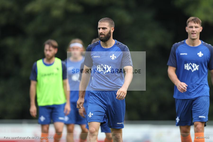 sport, action, SVD, SV Darmstadt 98, Regionalfreundschaftsspiele, Fussball, Fuhrmann Arena, Frammersbach, FCS, DFL, DFB, 3. Liga, 1. FC Schweinfurt 1905, 09.08.2025 - Bild-ID: 2499100
