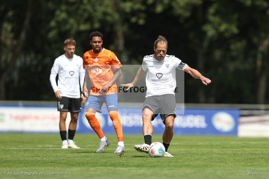 sport, action, SVD, SV Darmstadt 98, Regionalfreundschaftsspiele, Fussball, Fuhrmann Arena, Frammersbach, FCS, DFL, DFB, 3. Liga, 1. FC Schweinfurt 1905, 09.08.2025 - Bild-ID: 2499103