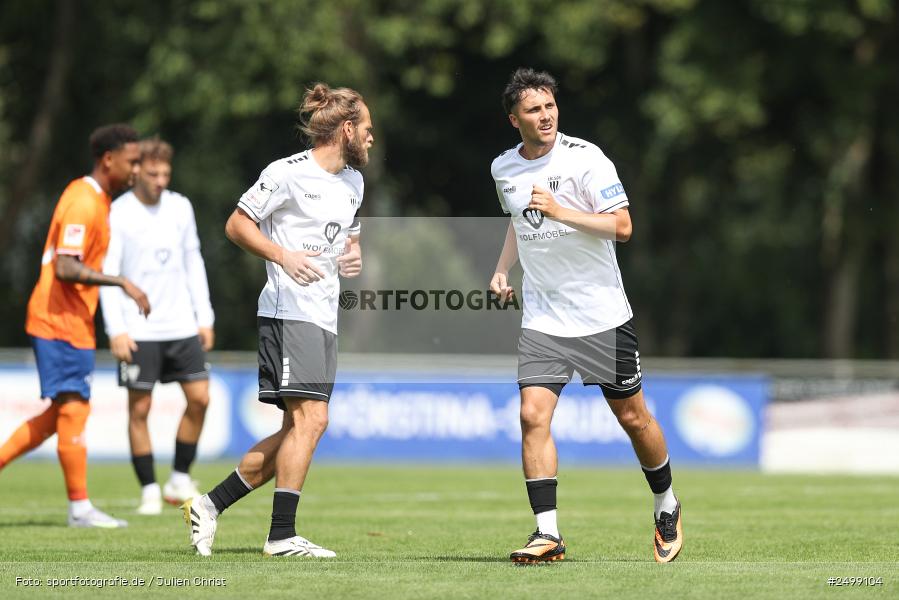 sport, action, SVD, SV Darmstadt 98, Regionalfreundschaftsspiele, Fussball, Fuhrmann Arena, Frammersbach, FCS, DFL, DFB, 3. Liga, 1. FC Schweinfurt 1905, 09.08.2025 - Bild-ID: 2499104