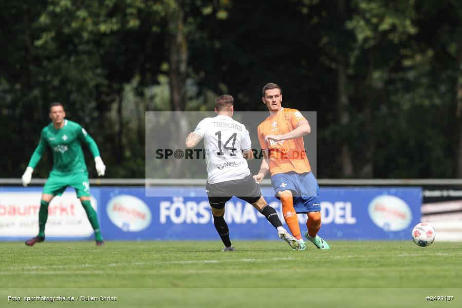 sport, action, SVD, SV Darmstadt 98, Regionalfreundschaftsspiele, Fussball, Fuhrmann Arena, Frammersbach, FCS, DFL, DFB, 3. Liga, 1. FC Schweinfurt 1905, 09.08.2025 - Bild-ID: 2499107