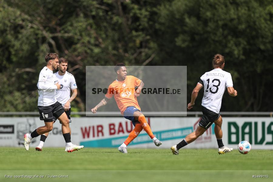sport, action, SVD, SV Darmstadt 98, Regionalfreundschaftsspiele, Fussball, Fuhrmann Arena, Frammersbach, FCS, DFL, DFB, 3. Liga, 1. FC Schweinfurt 1905, 09.08.2025 - Bild-ID: 2499110