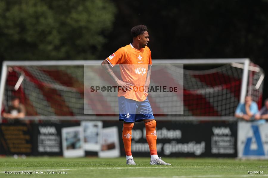 sport, action, SVD, SV Darmstadt 98, Regionalfreundschaftsspiele, Fussball, Fuhrmann Arena, Frammersbach, FCS, DFL, DFB, 3. Liga, 1. FC Schweinfurt 1905, 09.08.2025 - Bild-ID: 2499114