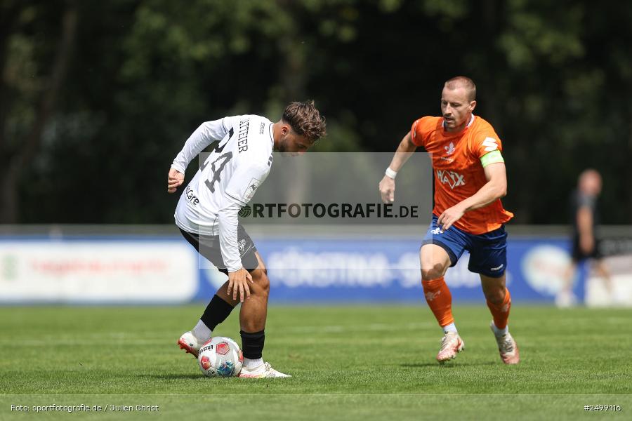 sport, action, SVD, SV Darmstadt 98, Regionalfreundschaftsspiele, Fussball, Fuhrmann Arena, Frammersbach, FCS, DFL, DFB, 3. Liga, 1. FC Schweinfurt 1905, 09.08.2025 - Bild-ID: 2499116