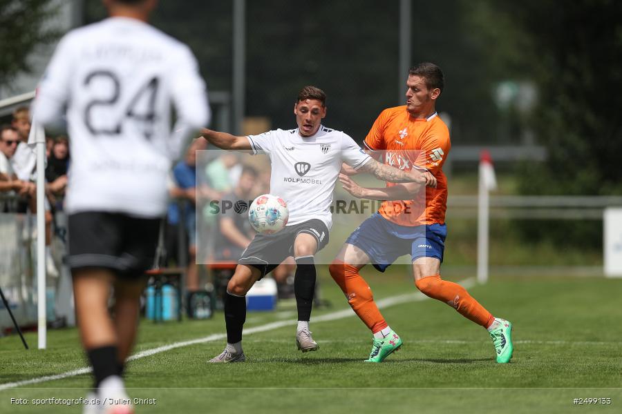 sport, action, SVD, SV Darmstadt 98, Regionalfreundschaftsspiele, Fussball, Fuhrmann Arena, Frammersbach, FCS, DFL, DFB, 3. Liga, 1. FC Schweinfurt 1905, 09.08.2025 - Bild-ID: 2499133