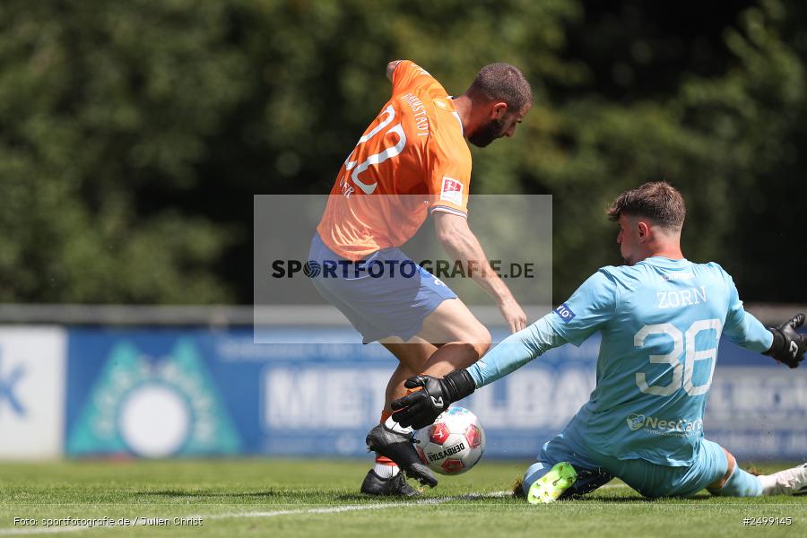 sport, action, SVD, SV Darmstadt 98, Regionalfreundschaftsspiele, Fussball, Fuhrmann Arena, Frammersbach, FCS, DFL, DFB, 3. Liga, 1. FC Schweinfurt 1905, 09.08.2025 - Bild-ID: 2499145