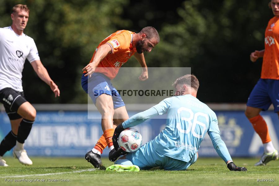 sport, action, SVD, SV Darmstadt 98, Regionalfreundschaftsspiele, Fussball, Fuhrmann Arena, Frammersbach, FCS, DFL, DFB, 3. Liga, 1. FC Schweinfurt 1905, 09.08.2025 - Bild-ID: 2499146