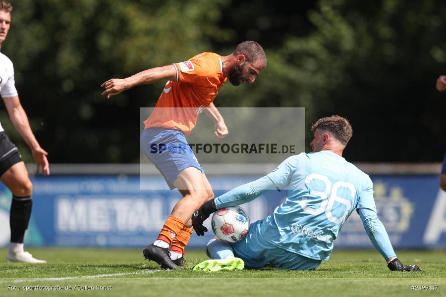 sport, action, SVD, SV Darmstadt 98, Regionalfreundschaftsspiele, Fussball, Fuhrmann Arena, Frammersbach, FCS, DFL, DFB, 3. Liga, 1. FC Schweinfurt 1905, 09.08.2025 - Bild-ID: 2499147