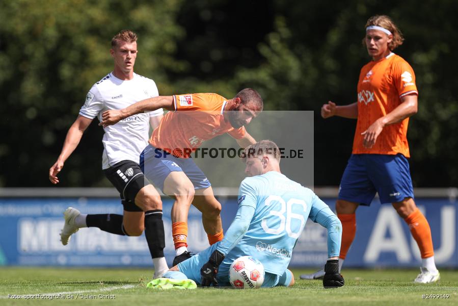 sport, action, SVD, SV Darmstadt 98, Regionalfreundschaftsspiele, Fussball, Fuhrmann Arena, Frammersbach, FCS, DFL, DFB, 3. Liga, 1. FC Schweinfurt 1905, 09.08.2025 - Bild-ID: 2499149
