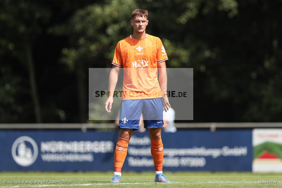 sport, action, SVD, SV Darmstadt 98, Regionalfreundschaftsspiele, Fussball, Fuhrmann Arena, Frammersbach, FCS, DFL, DFB, 3. Liga, 1. FC Schweinfurt 1905, 09.08.2025 - Bild-ID: 2499169