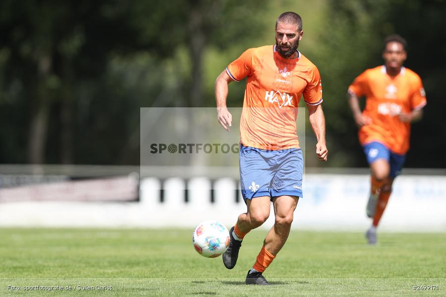 sport, action, SVD, SV Darmstadt 98, Regionalfreundschaftsspiele, Fussball, Fuhrmann Arena, Frammersbach, FCS, DFL, DFB, 3. Liga, 1. FC Schweinfurt 1905, 09.08.2025 - Bild-ID: 2499171