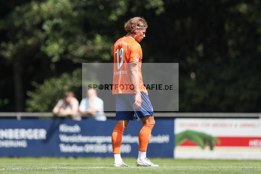 sport, action, SVD, SV Darmstadt 98, Regionalfreundschaftsspiele, Fussball, Fuhrmann Arena, Frammersbach, FCS, DFL, DFB, 3. Liga, 1. FC Schweinfurt 1905, 09.08.2025 - Bild-ID: 2499174