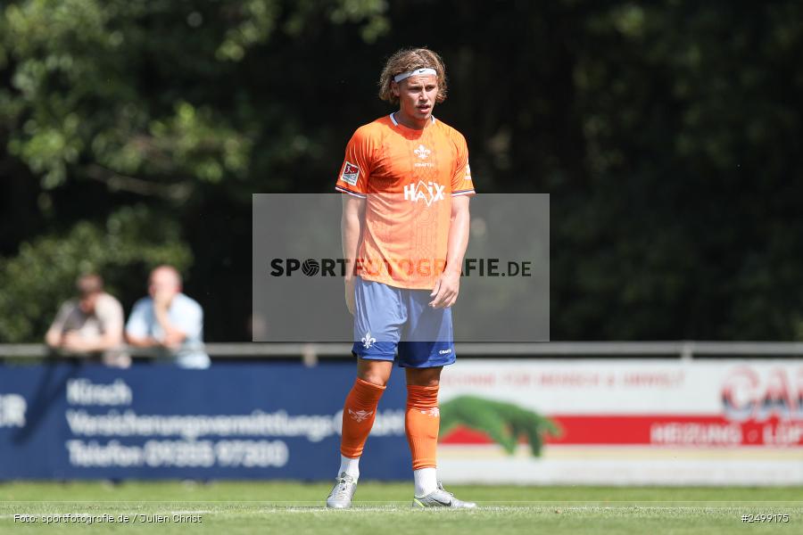 sport, action, SVD, SV Darmstadt 98, Regionalfreundschaftsspiele, Fussball, Fuhrmann Arena, Frammersbach, FCS, DFL, DFB, 3. Liga, 1. FC Schweinfurt 1905, 09.08.2025 - Bild-ID: 2499175