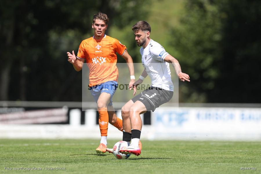 sport, action, SVD, SV Darmstadt 98, Regionalfreundschaftsspiele, Fussball, Fuhrmann Arena, Frammersbach, FCS, DFL, DFB, 3. Liga, 1. FC Schweinfurt 1905, 09.08.2025 - Bild-ID: 2499186