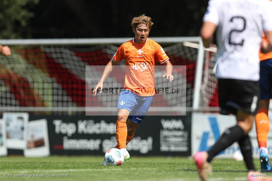 sport, action, SVD, SV Darmstadt 98, Regionalfreundschaftsspiele, Fussball, Fuhrmann Arena, Frammersbach, FCS, DFL, DFB, 3. Liga, 1. FC Schweinfurt 1905, 09.08.2025 - Bild-ID: 2499188